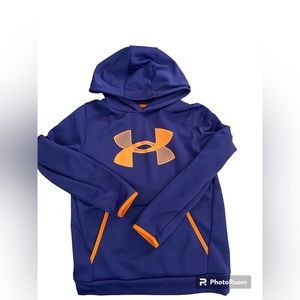 Under Armour Boys Hoodie in Blue and Orange| Size: M 10/12